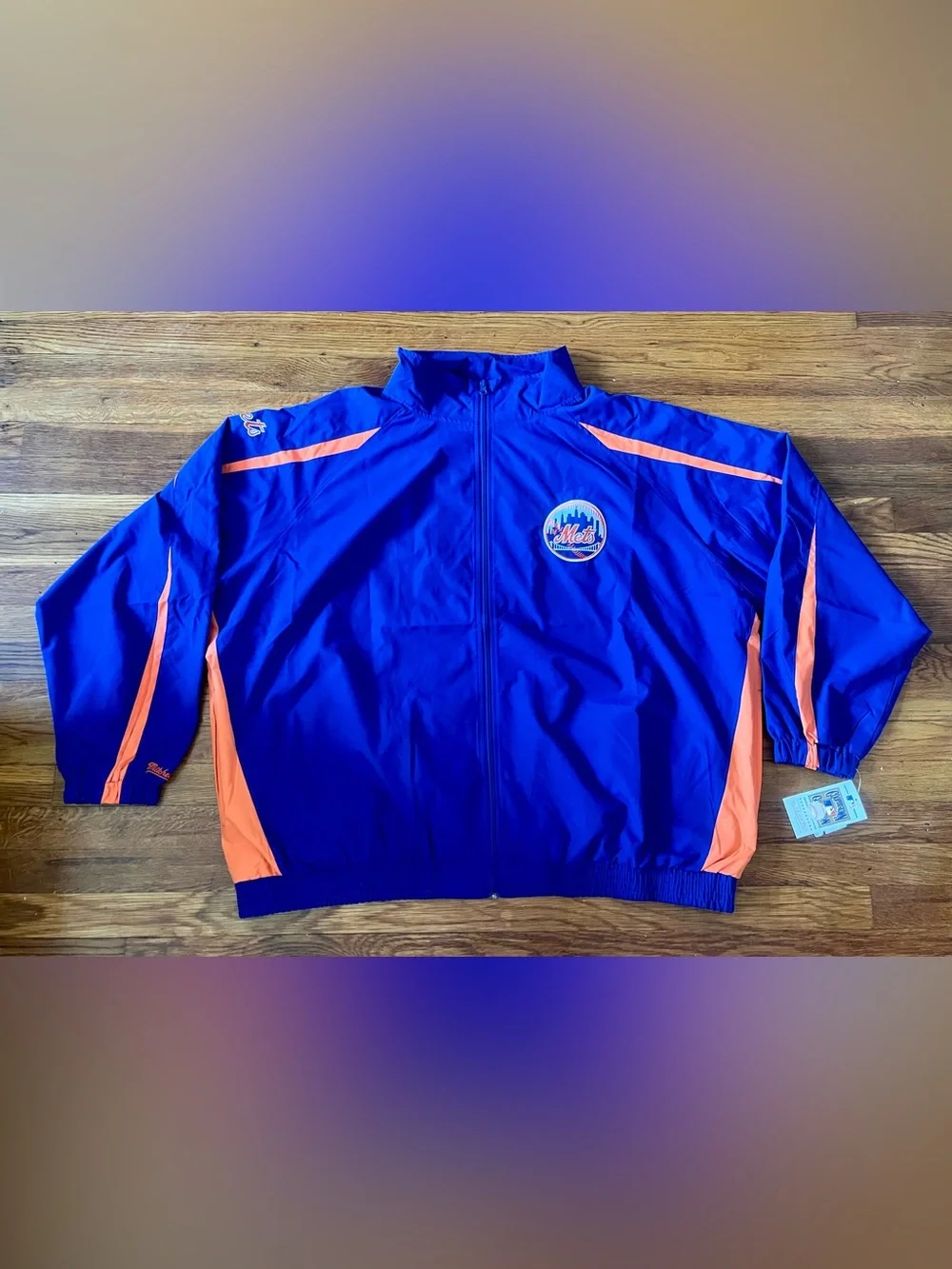 Mitchell And Ness New York Mets Jacket Blue BLM Men’s Size 4XL